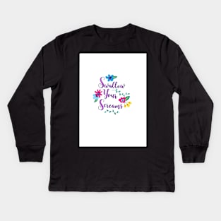 Swallow Your Screams Kids Long Sleeve T-Shirt